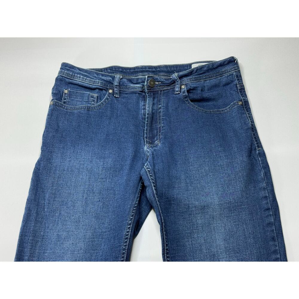 Buffalo David Bitton Men's Jackson Straight Stretch Blue Denim Jeans - Sz 34x31 - Picture 3 of 7